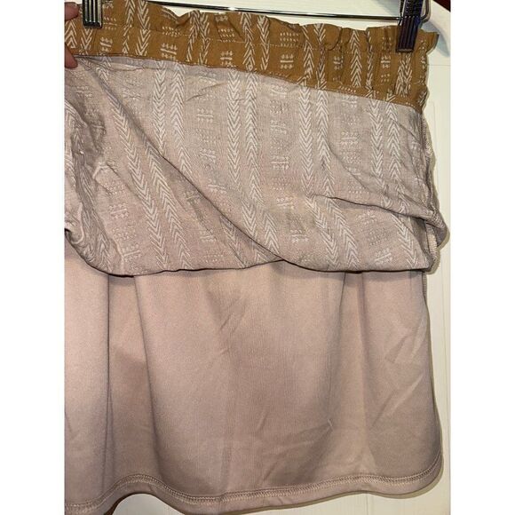 Harper Heritage francesca's Goldenrod Southwest Paperbag Waist Mini Skirt Medium - Picture 7 of 11